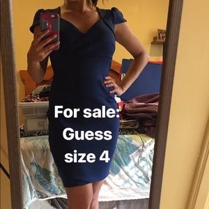 Guess navy blue sexy dress size 4